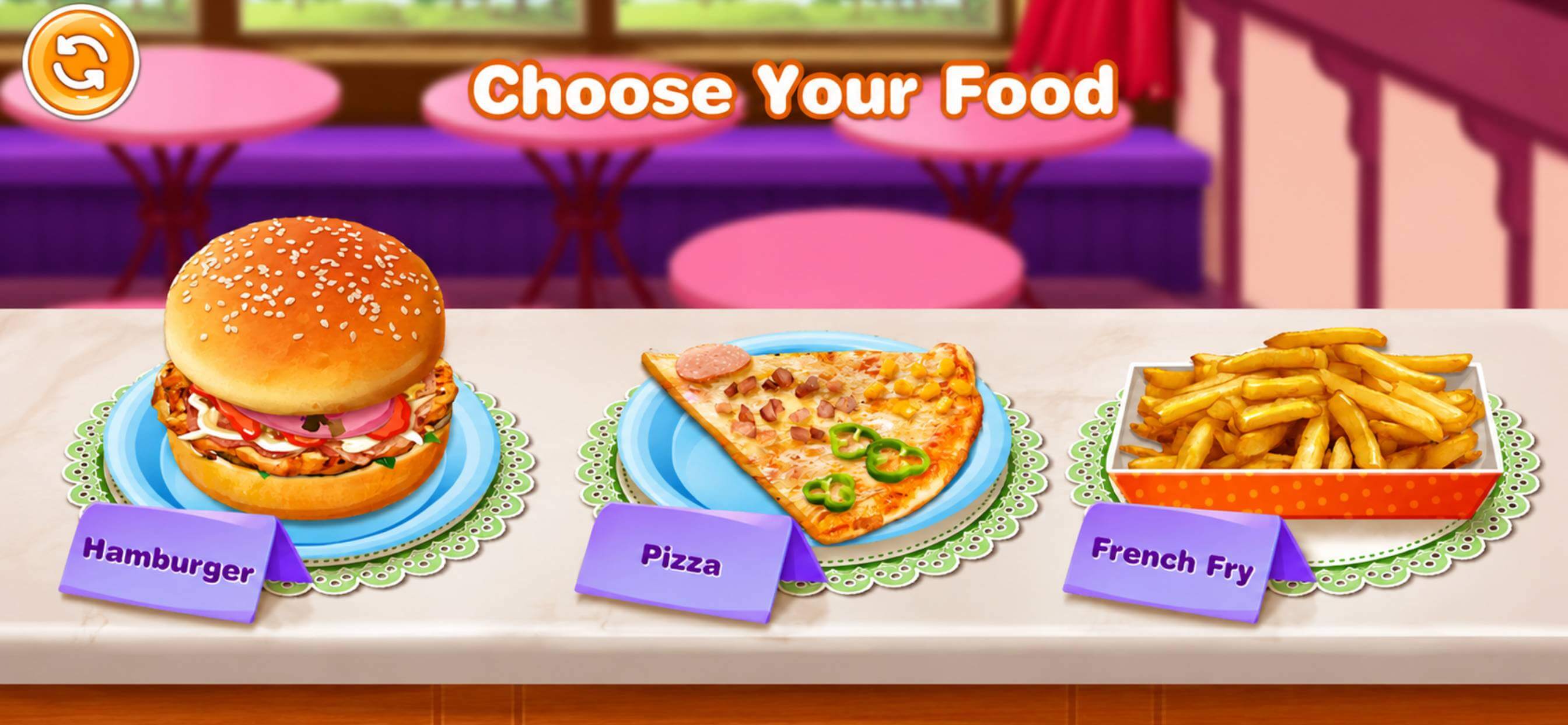 French fries maker gameplay in a kids cooking game